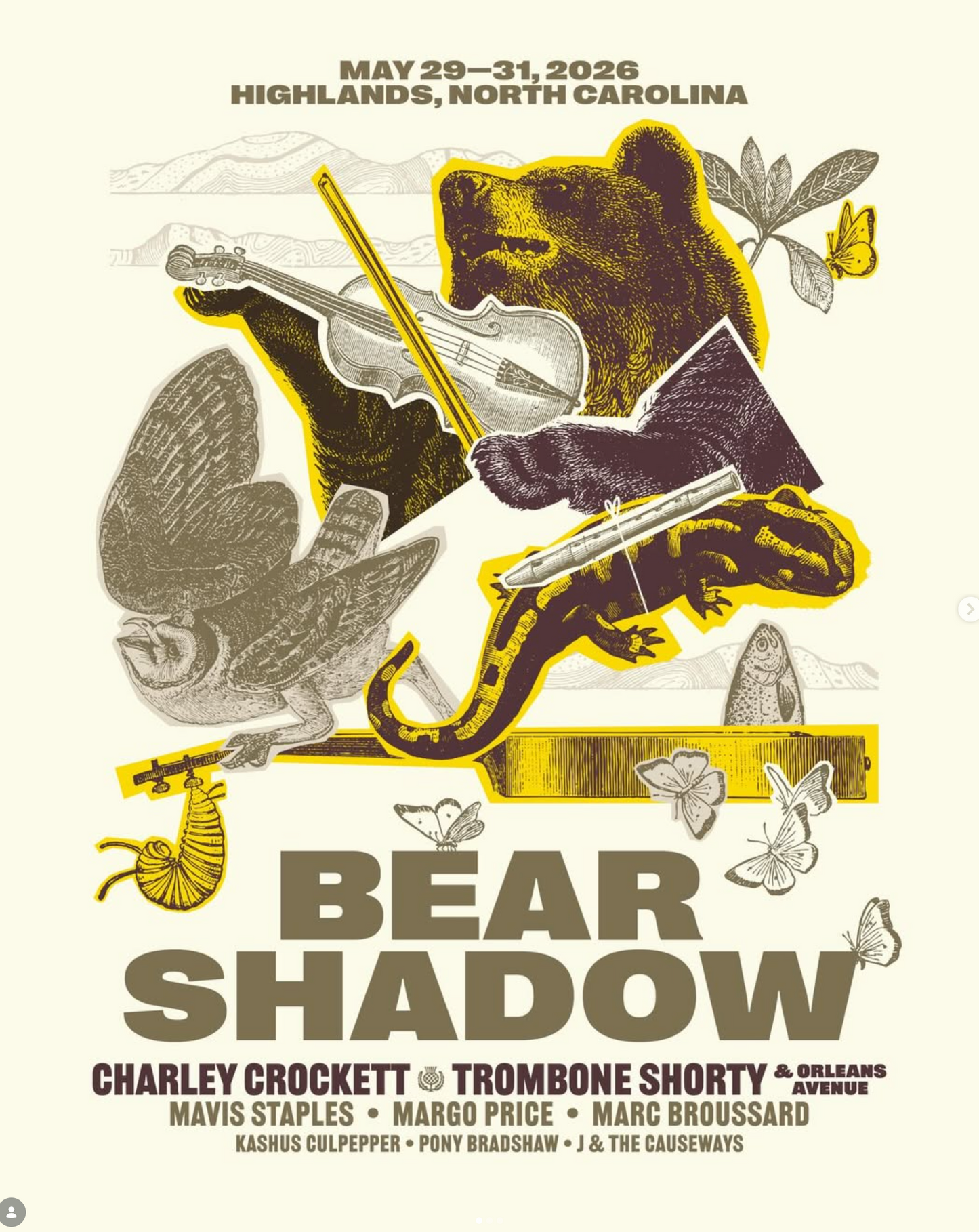 2026 Bear Shadow Poster